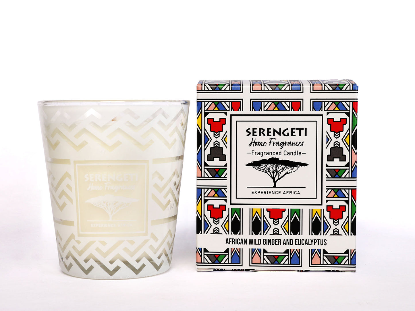 African Wild Ginger & Eucalyptus Fragranced Candle 270g